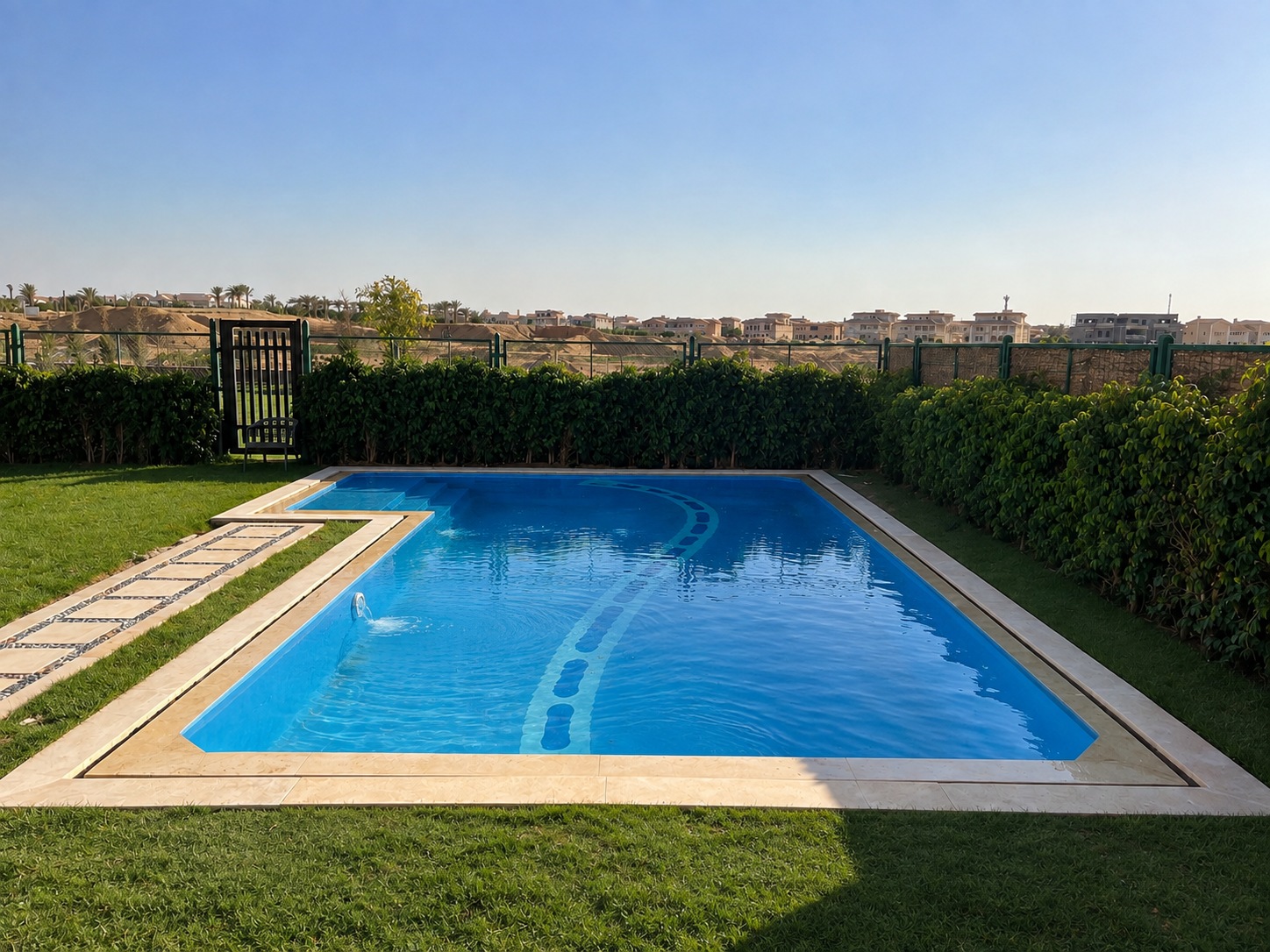 Turquoise swimming pool project 05